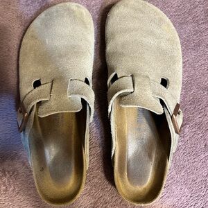 Birkenstock Tan Suede Sandals